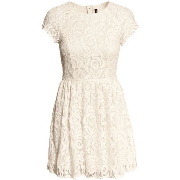 H&M Dresses & Skirts - H&M Beige Lace dress